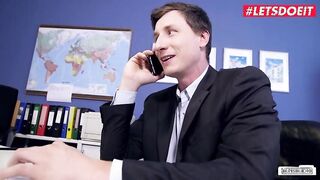 BUMSBUERO - Thick Secretary July Johnson Fucks Her Big Dick Boss - LETSDOEIT