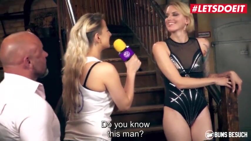 BUMSBESUCH - Famous Porn Star Sina Longleg Gets Fucked By Older Man - LETSDOEIT