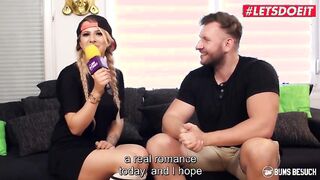 BUMSBESUCH - JOSY BLACK GERMAN PORNSTAR HAS INTERRACIAL SEX WITH AMATEUR GUY - LETSDOEIT