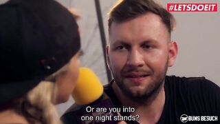 BUMSBESUCH - JOSY BLACK GERMAN PORNSTAR HAS INTERRACIAL SEX WITH AMATEUR GUY - LETSDOEIT