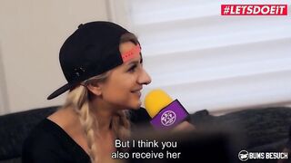 BUMSBESUCH - JOSY BLACK GERMAN PORNSTAR HAS INTERRACIAL SEX WITH AMATEUR GUY - LETSDOEIT