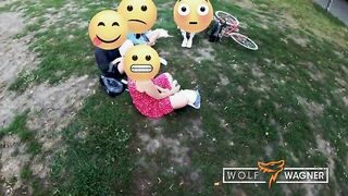 35D MILF BOOBS!! Watch me fuck her big fake tits at the Park: Mia Blow - WolfWagnerCom
