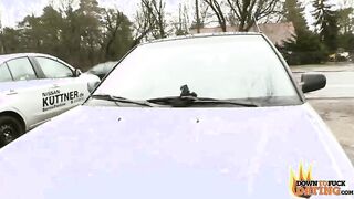 PublicSexDate - NERDY BRUNETTE MILF FUCKS AND SUCKS IN PUBLIC ON HER FIRST DATE
