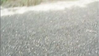 Sensual Blowjob in Public with double rainbow in background!