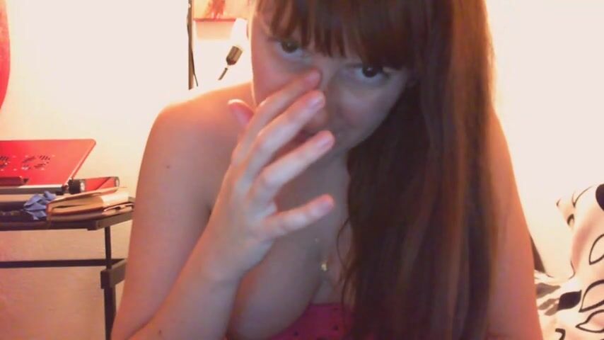 Italian girl fucks her pussy with big dildo and squirts on your face