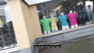 CURVY MERMAID HAIRED GIRL fucked IN PUBLIC TOILET: AVIVA ROCKS - StevenShameDating
