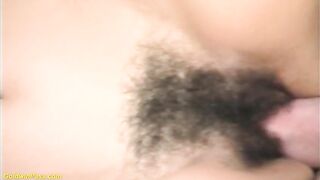 hairy ass by a big dick