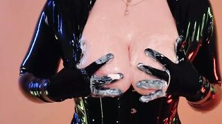 Amazing latex rubber catsuit videos compilation by model free fetish porn video