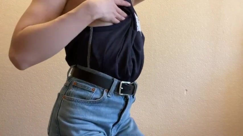 Hot ass was spanked with a belt