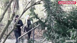 BumsBus - Celina Davis Voluptuous German Babe Wild Car Fuck With Stranger - LETSDOEIT