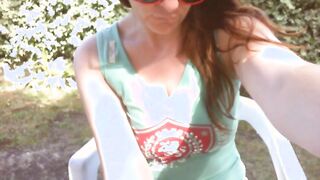 Nicoletta Embassi's Public Display of a Dirty Diaper Under a Skirt