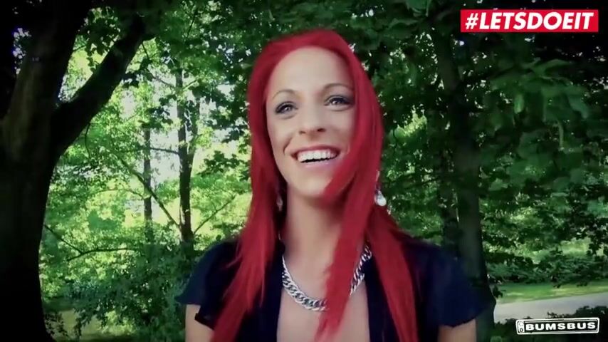 BumsBus - Vicky Sun Kinky German Redhead Picked Up And Fucked Hard In The Car - LETSDOEIT