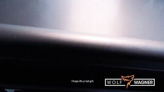 German teen SubLisa loves pounding her pussy on old dicks! Wolf Wagner Casting