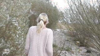 Miley Weasel's Tight Ass Stretched in Hardcore POV Outdoor MILF Scene