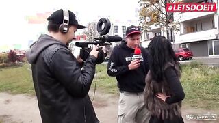 Lilly Foxx's Steamy Car Sex Adventure with a Big Ass in Public