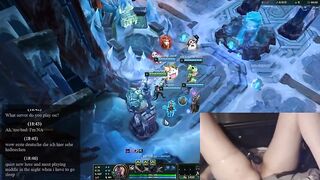 Nerdyluna98 Plays League of Legends While Using a Vibrator for Clitoral Pleasure