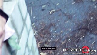 OUTDOOR FUCK! Young Mina’s pussy ready for big load! Hitzefrei.dating