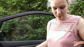 My first assfuck in the car