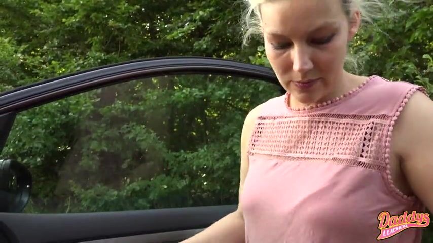 My first assfuck in the car