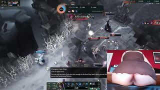 I show my stretched butthole while I play League of Legends #17 Luna