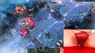 My new toy makes me cum multiple times while playing League of Legends #12 Luna