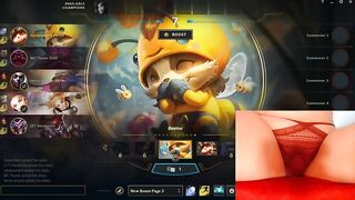 My new toy makes me cum multiple times while playing League of Legends #12 Luna