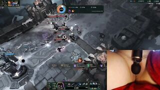 OMG! Playing with my vibrator on the highest setting! League of Legends #9 Luna