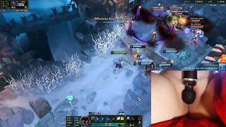 OMG! Playing with my vibrator on the highest setting! League of Legends #9 Luna