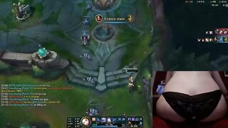 vibrating buttplug fail and feeding League of Legends #10 Luna