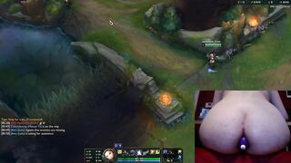 vibrating buttplug fail and feeding League of Legends #10 Luna