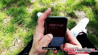 Horny MILF Gets Wild in the Park: POV Outdoor Encounter