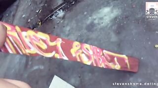 Andy Star fucks Candy Alexa in an abandoned airport hangar & nuts in her mouth! stevenshame.dating