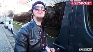 Bums Bus - Huge Tits German Babe Wild Vicky Oily Bus Titjob - LETSDOEIT