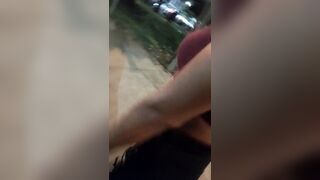 Spicy Latina's Unexpected Street Adventure After the Party