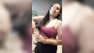 Spicy Latina's Unexpected Street Adventure After the Party