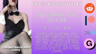 Seductive Librarian's Tempting Offer: An Erotic ASMR Experience