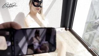 Unexpected Turn: Neighbor's Photoshoot Leads to Intimate Surprise