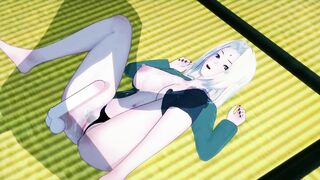 Unexpected Twist: Tsunade's Surprising Sip in Cosplay Adventure