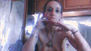 Steamy Shower Dance Tease with Petite Amateur