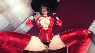 Immersive 3D Experience: I-No's Intimate Adventure in Guilty Gear Strive (60 FPS)