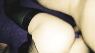 Intimate Lessons with a Sultry Milf: Discover the Art of Anal Play - Big Tits Milf destroy Gardener asshole with huge Pumpkin - cumshot - fisting
