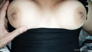Exploring the Sensation of Natural Curves: A Playful Journey with Big Tits and Hard Nipples