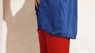 Watch Me Tease and Play in My Dress: A Sensual Dildo Experience