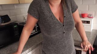 Curious Landlady Catches You in the Act - POV with Busty Maisie Lewis!
