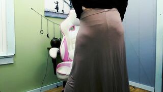 Custom Order Milf in a Skirt Delivers Multiple Climaxes and an Intense Finale!