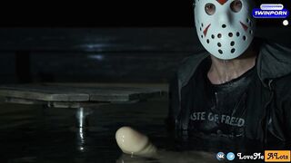 Spooky Halloween Fun: Curvy Milf's Wild Night with a Big Toy!