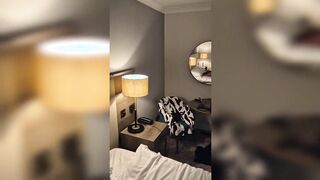 Steamy Hotel Encounter: MILF Gets Playful with a Spanking and a Surprise!