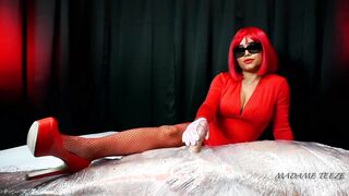 Intriguing Bondage Play: Mummified Edging Experience with a Femdom Twist