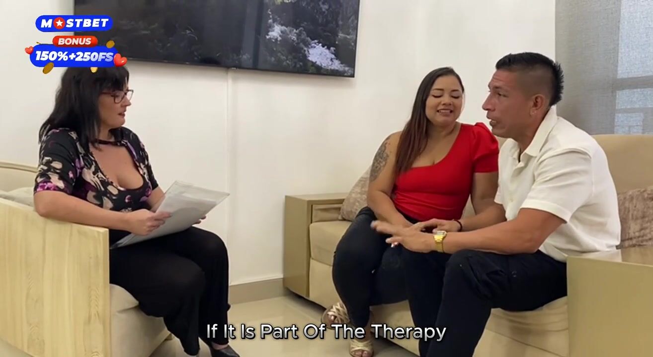 Montse Swinger's Therapy: A Curvy Latina MILF with Big Tits Gets Double-teamed by Two Studs