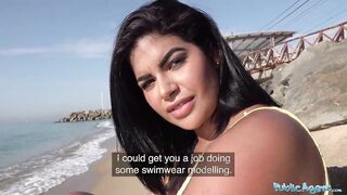 Sheila Ortega's massive natural boobs get the best of a blind date